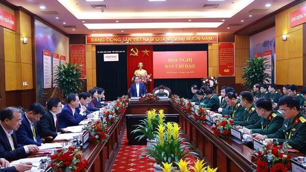 Thủ tướng Phạm Minh Chính chủ trì cuộc làm việc về phát triển công nghiệp quốc phòng