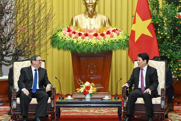 Chủ tịch nước Lương Cường tiếp Đặc phái viên Đảng, Nhà nước Cuba, Bộ trưởng Ngoại giao Cuba