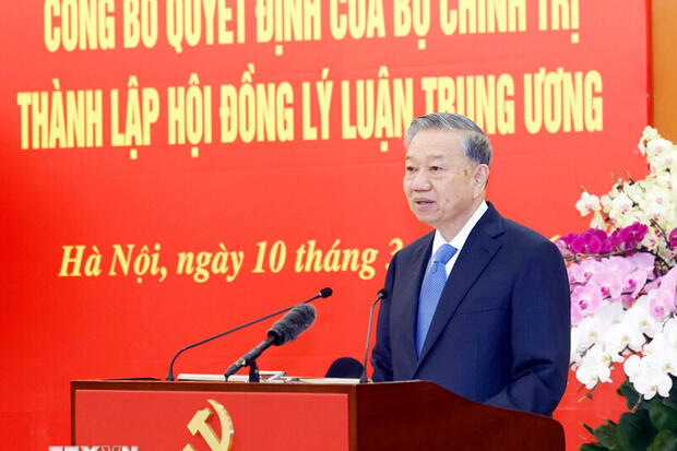 Tổng Bí thư Tô Lâm chủ trì Hội nghị công bố lập Hội đồng Lý luận Trung ương nhiệm kỳ 2026 - 2031
