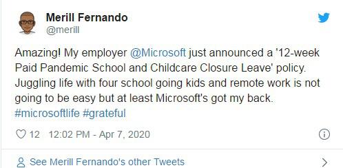 Sướng như làm việc ở Microsoft: Có con nhỏ được nghỉ 12 tuần có lương, nhân viện hạnh phúc top đầu thế giới - Ảnh 3. Sướng như làm việc ở Microsoft: Có con nhỏ được nghỉ 12 tuần có lương, nhân viện hạnh phúc top đầu thế giới - Ảnh 3.