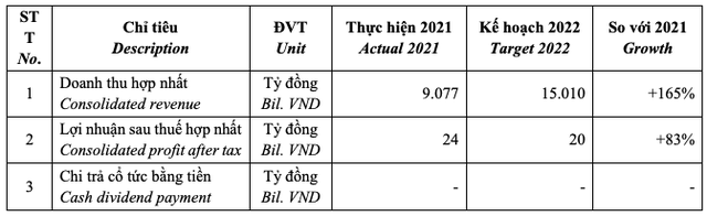 Lợi nhuận 2021 sụt giảm 93% xuống 24 tỷ đồng, Coteccons gây bất ngờ khi đặt kế 2022 thậm chí còn thấp hơn - Ảnh 2.