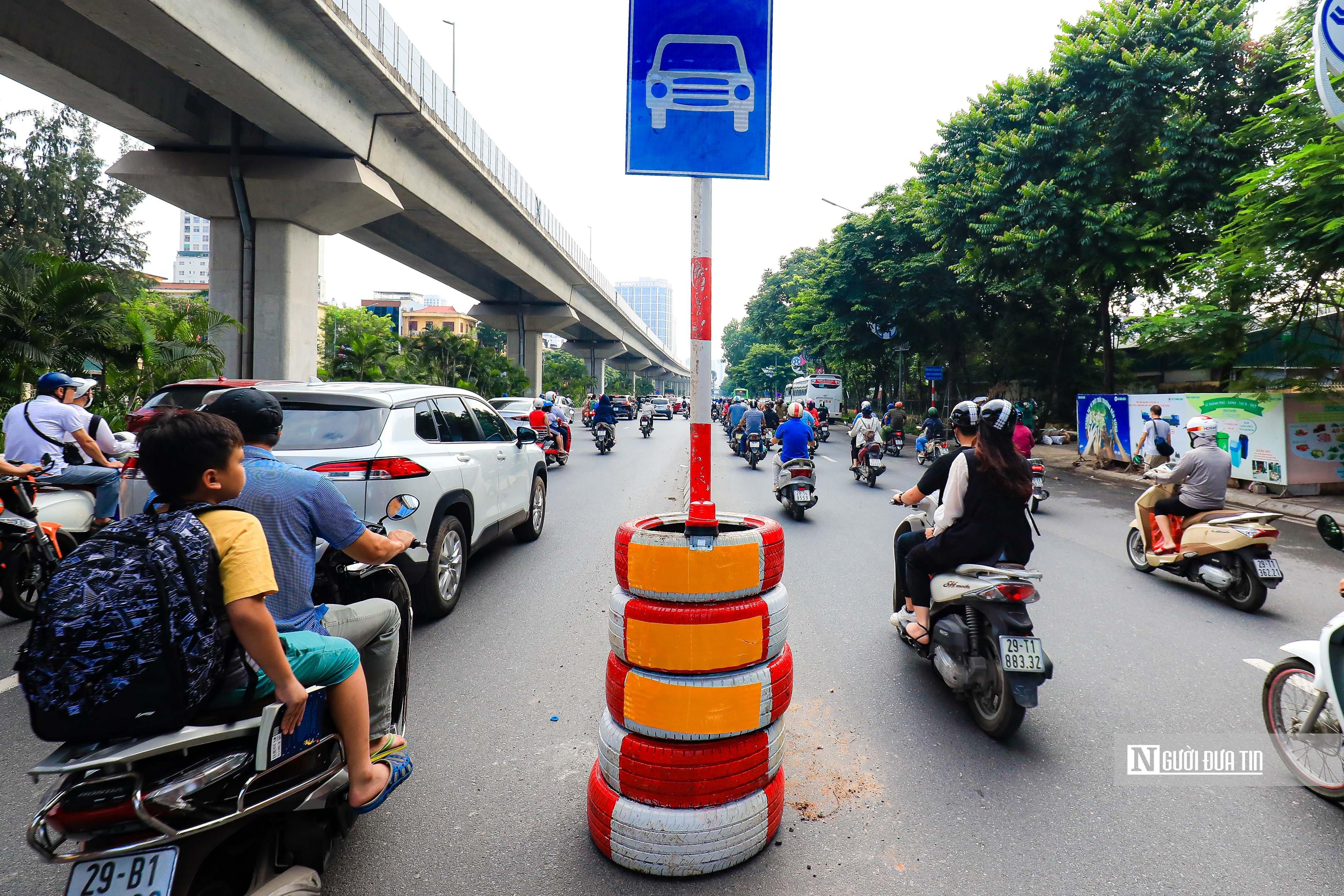 Sự kiện - Nhiều phương tiện vẫn 'lạc lối' sau 3 ngày phân làn đường Nguyễn Trãi (Hình 10).