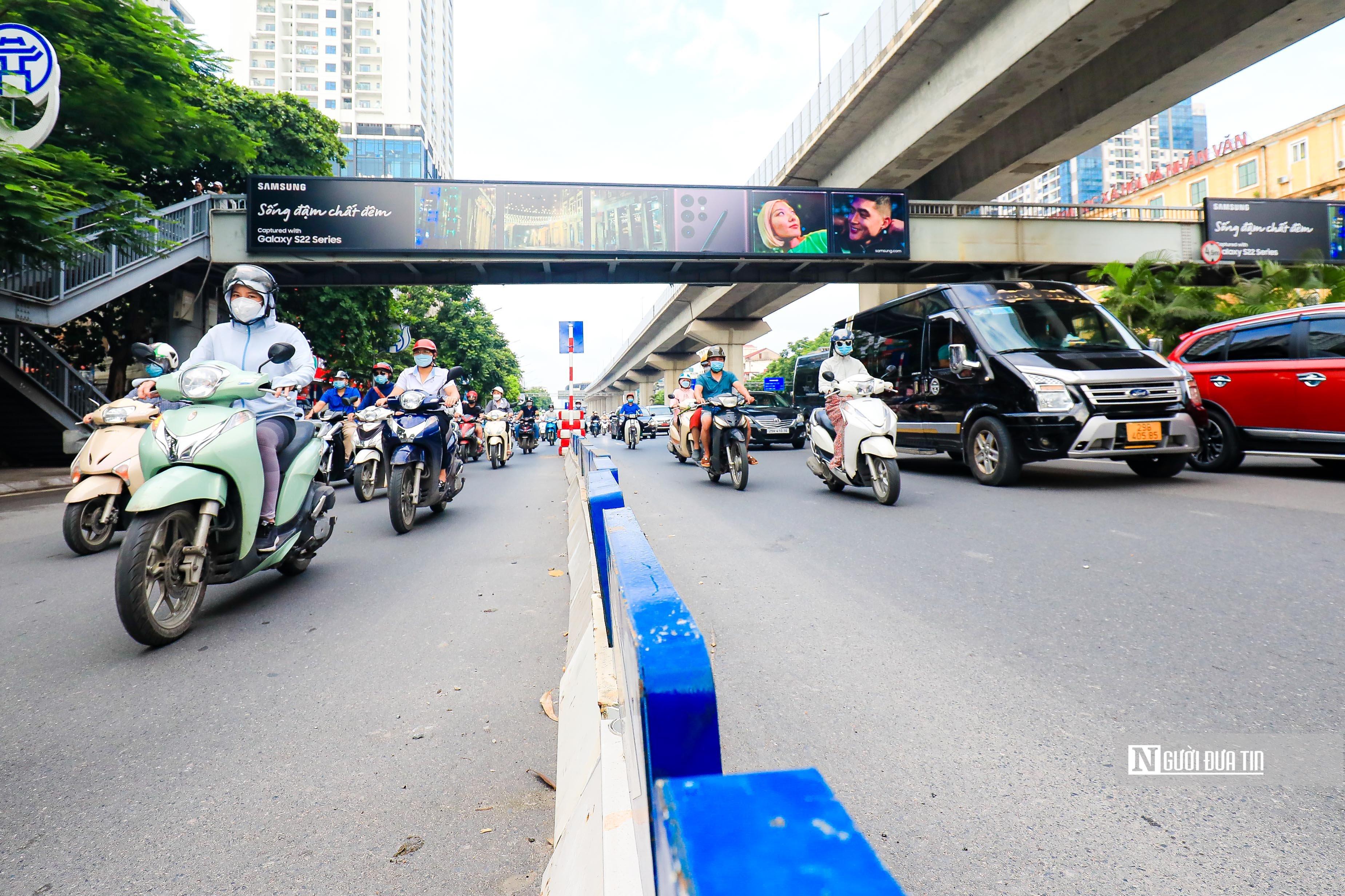 Sự kiện - Nhiều phương tiện vẫn 'lạc lối' sau 3 ngày phân làn đường Nguyễn Trãi (Hình 9).