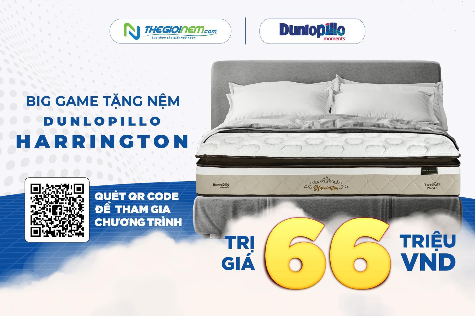 Ngày hội ra mắt nệm Dunlopillo độc quyền tại Thế Giới Nệm - Ảnh 1. Ngày hội ra mắt nệm Dunlopillo độc quyền tại Thế Giới Nệm - Ảnh 1.