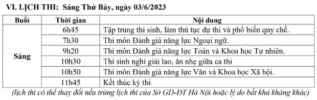 Lịch thi vào lớp 10 các trường THPT thuộc khối Đại học Quốc gia Hà Nội, sớm nhất cuối tháng 5 - Ảnh 2.