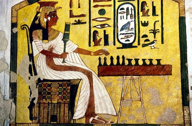 Trò chơi Senet là trò chơi phổ biến nhất. Ảnh: History.