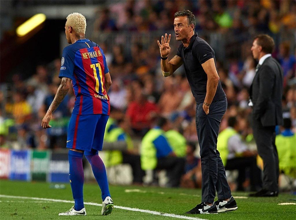 Neymar vs Luis Enrique