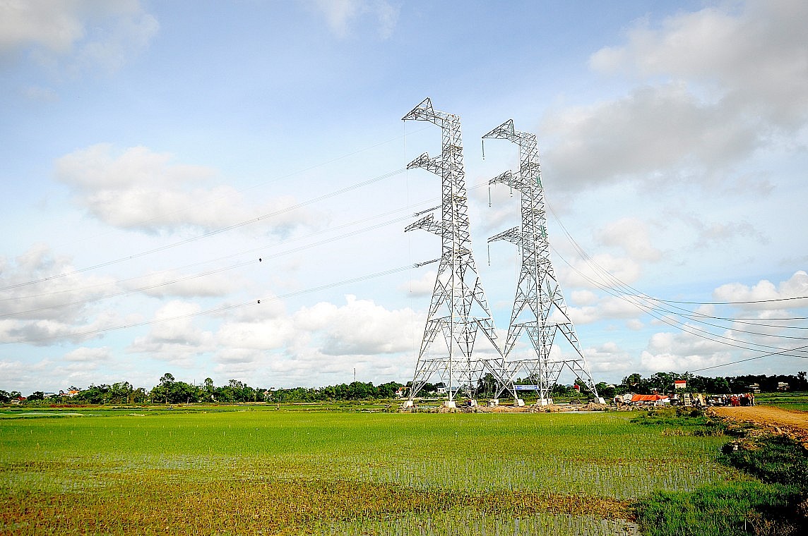 Trước 30/6: Sẽ đóng điện đường dây 500kV mạch 3 NMNĐ Nam Định - Thanh Hoá và các dự án thành phần