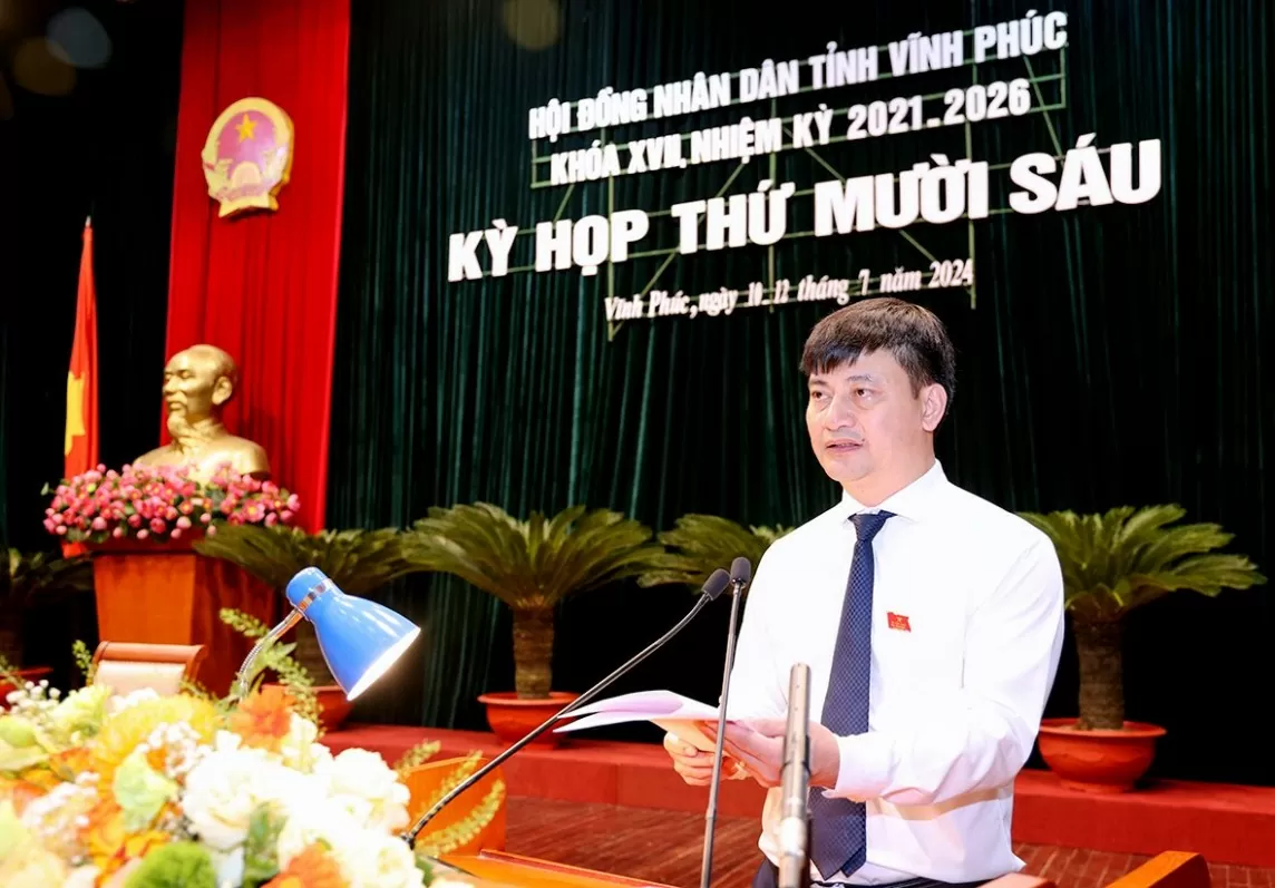 Vĩnh Phúc khai mạc kỳ họp thứ 16, HĐND tỉnh khóa XVII để quyết định nhiều nội dung quan trọng