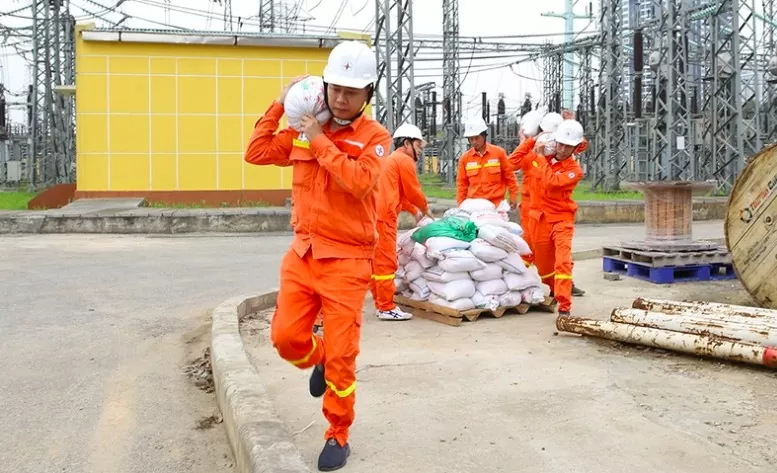 Đảm bảo an toàn hệ thống điện bão số 3 (Yagi) và mưa lũ