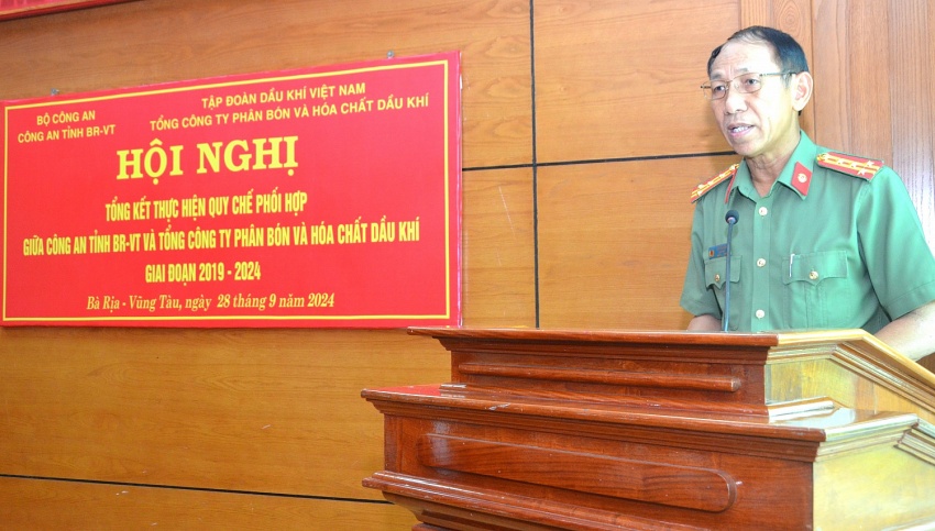 Công an tỉnh BR-VT và PVFCCo phối hợp bảo vệ an ninh, an toàn các công trình dầu khí