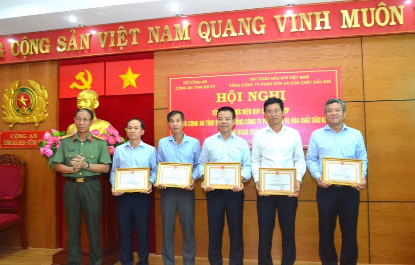 Công an tỉnh BR-VT và PVFCCo phối hợp bảo vệ an ninh, an toàn các công trình dầu khí