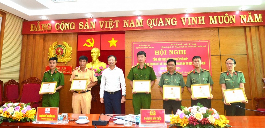 Công an tỉnh BR-VT và PVFCCo phối hợp bảo vệ an ninh, an toàn các công trình dầu khí