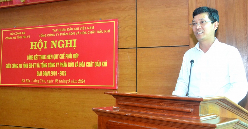 Công an tỉnh BR-VT và PVFCCo phối hợp bảo vệ an ninh, an toàn các công trình dầu khí