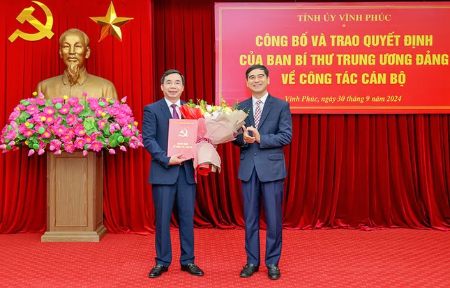 Ban Bí thư chuẩn y nhân sự Phó Bí thư Tỉnh ủy Vĩnh Phúc- Ảnh 1.