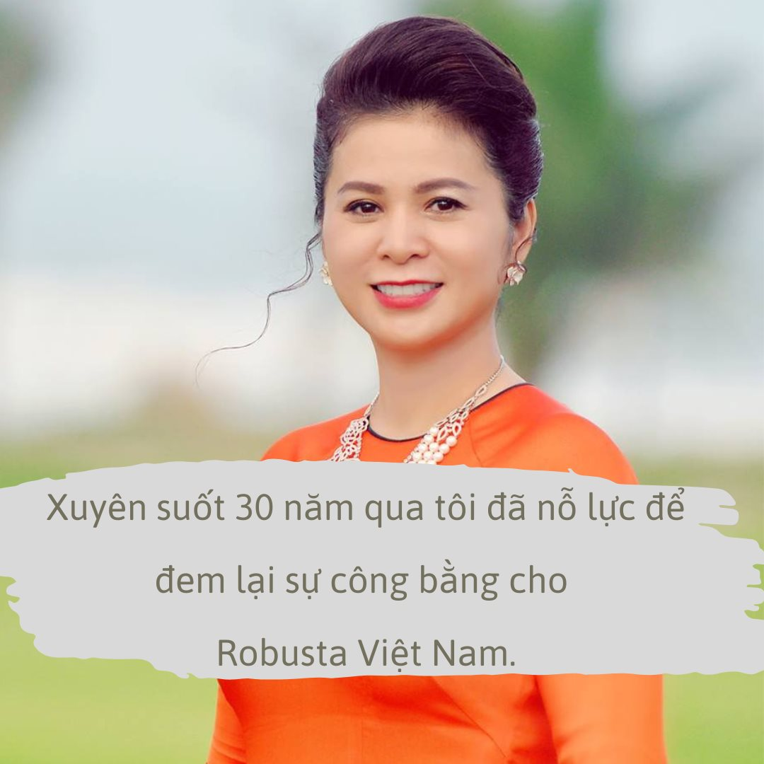 CEO Lê Hoàng Diệp Thảo chia sẻ về 30 năm đòi “công bằng” cho Robusta Việt Nam: Quan trọng là sự kiên trì, khi bạn buông tay đồng nghĩa với việc đối thủ của bạn đang vượt lên- Ảnh 1.