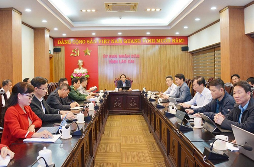 UBND tỉnh Lào Cai họp bàn công tác chuẩn bị tổ chức Lễ khánh thành 03 dự án tái thiết khu dân cư thôn Làng Nủ, Nậm Tông, Kho Vàng UBND tỉnh Lào Cai họp bàn công tác chuẩn bị tổ chức Lễ khánh thành 03 dự án tái thiết khu dân cư thôn Làng Nủ, Nậm Tông, Kho Vàng