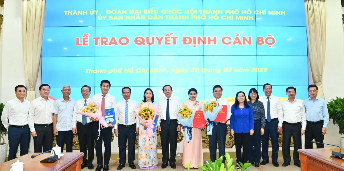 TP. Hồ Chí Minh điều động, bổ nhiệm lãnh đạo chủ chốt