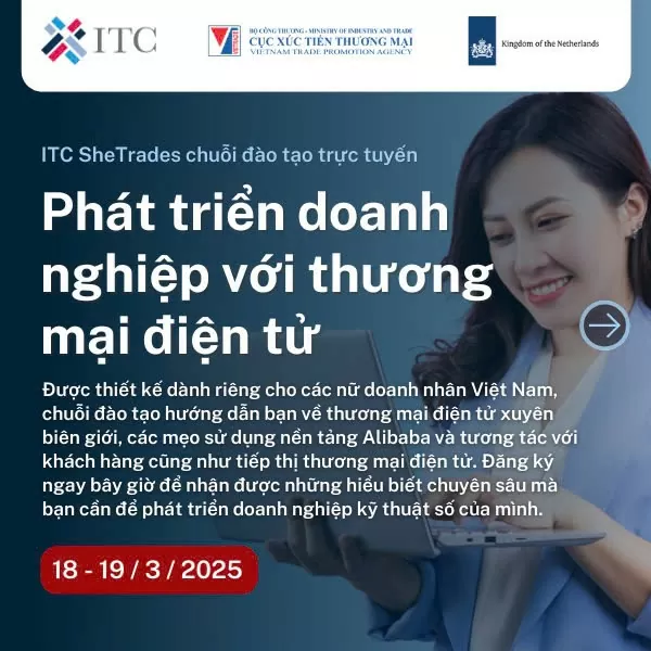 Doanh nghiệp nữ cần làm gì để tăng doanh thu nhờ kinh doanh trên thương mại điện tử? Doanh nghiệp nữ cần làm gì để tăng doanh thu nhờ kinh doanh trên thương mại điện tử?