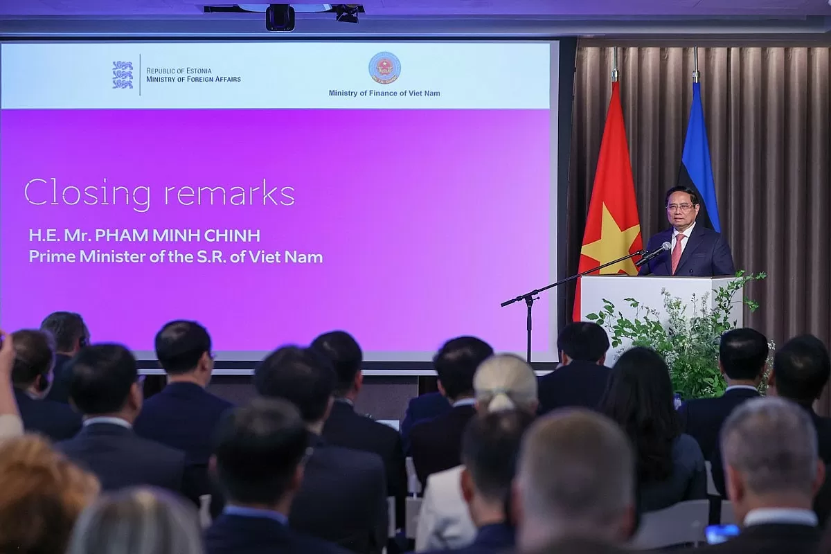 Thủ tướng dự Diễn đàn doanh nghiệp Việt Nam - Estonia, thúc đẩy hợp tác kinh tế hai nước