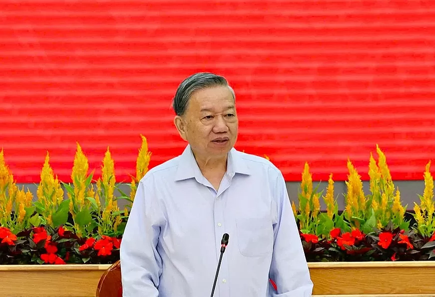 Tổng Bí thư Tô Lâm làm việc tại tỉnh Lâm Đồng
