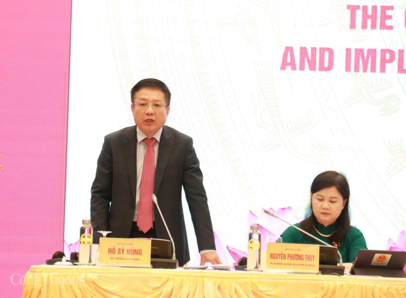 Thứ trưởng Bộ Tài chính Hồ Sỹ Hùng. Ảnh: Thanh Tuấn