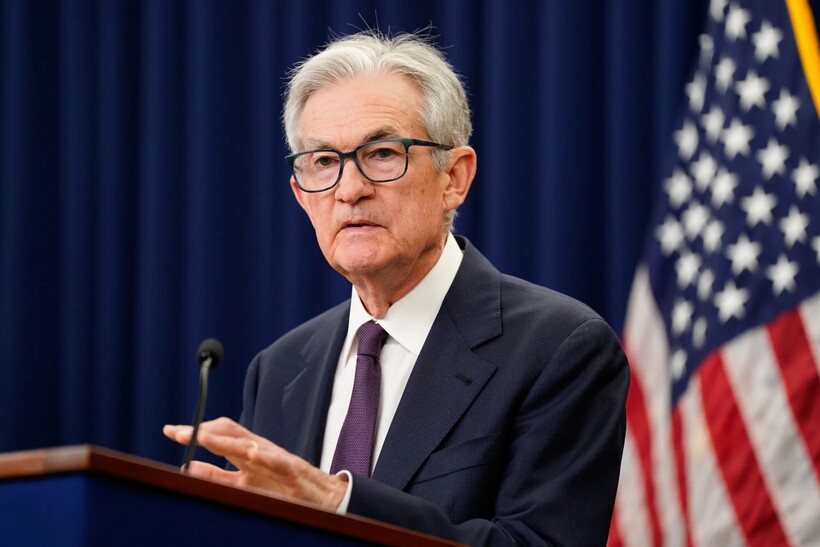 Chủ tịch Cục Dự trữ Liên bang Mỹ (FED) Jerome Powell. Ảnh: Bloomberg