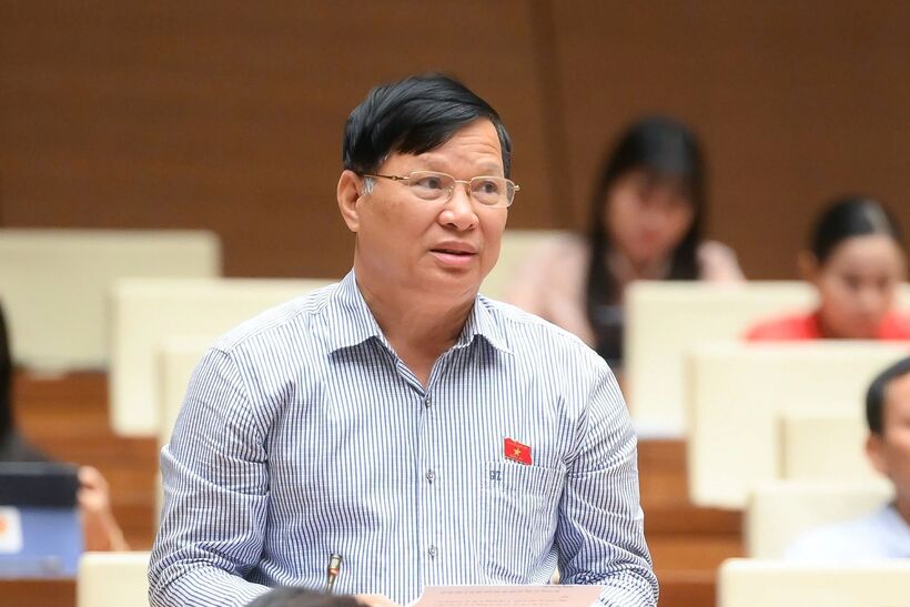 Đại biểu Trần Văn Tiến, Phó trưởng đoàn Đại biểu Quốc hội tỉnh Vĩnh Phúc. Ảnh: QH