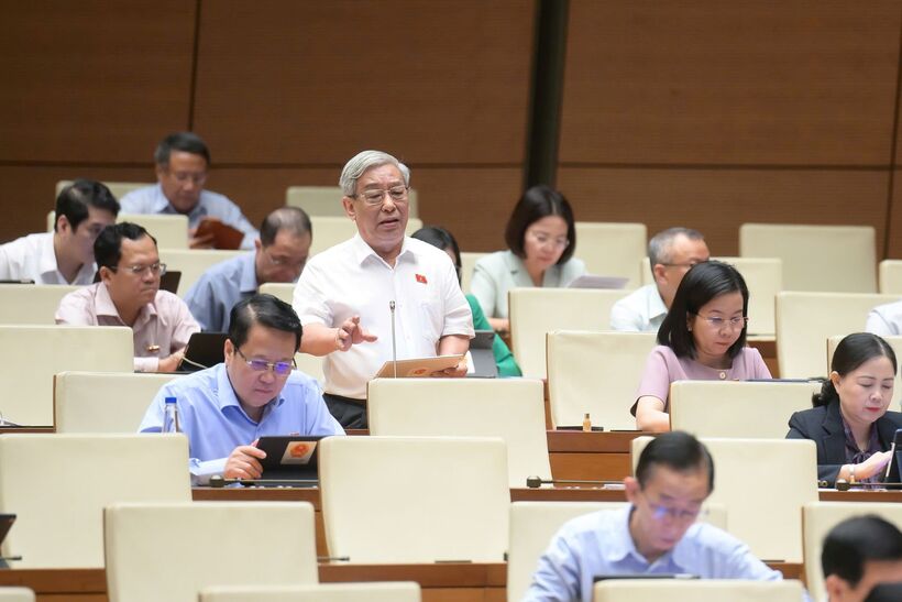 Đại biểu Lê Xuân Thân - đoàn Khánh Hòa. Ảnh: VPQH