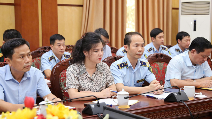 Lực lượng Quản lý thị trường Thanh Hóa sẽ tiếp tục kiểm tra, xử lý nghiêm các hành vi vi phạm liên quan buôn lậu, hàng giả, gian lận thương mại. Ảnh: Quốc Huy