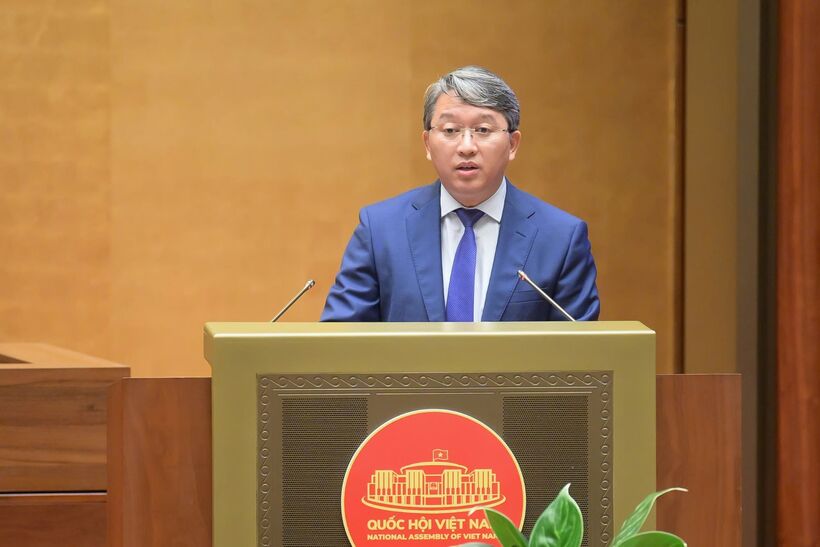 Bộ trưởng Bộ Tư pháp Nguyễn Hải Ninh. Ảnh: VPQH