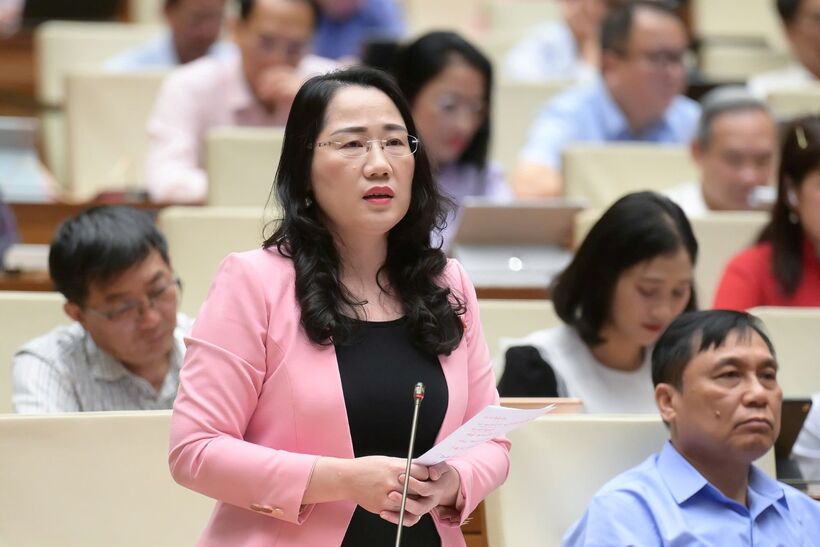Đại biểu Nguyễn Thị Thủy - đoàn Bắc Kạn. Ảnh: VPQH