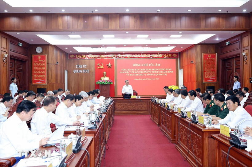 Quang cảnh buổi làm việc. Ảnh: TTXVN