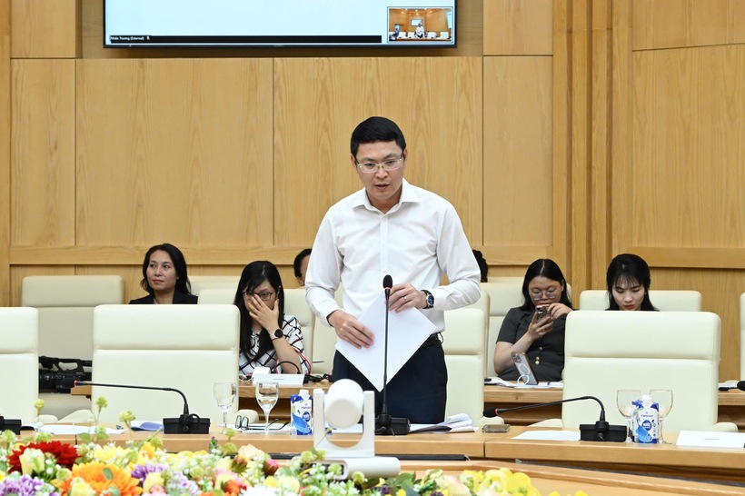 Chủ tịch Ủy ban Cạnh tranh quốc gia Trịnh Anh Tuấn. Ảnh: Cấn Dũng