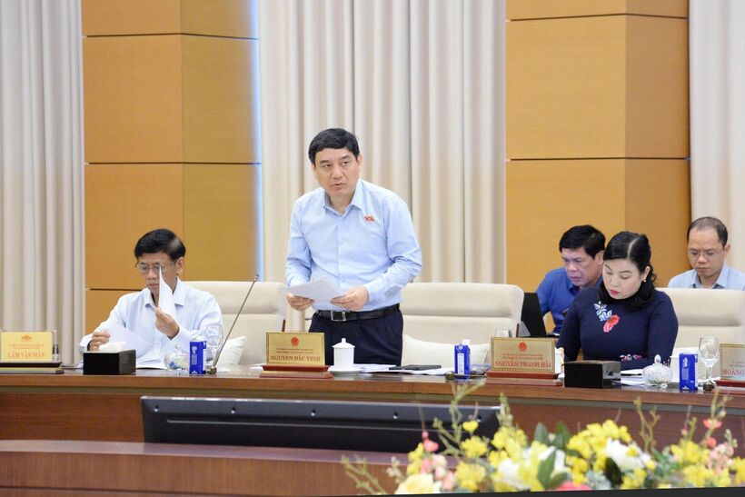 Chủ nhiệm Ủy ban Văn hóa, Giáo dục Nguyễn Đắc Vinh. Ảnh: QH