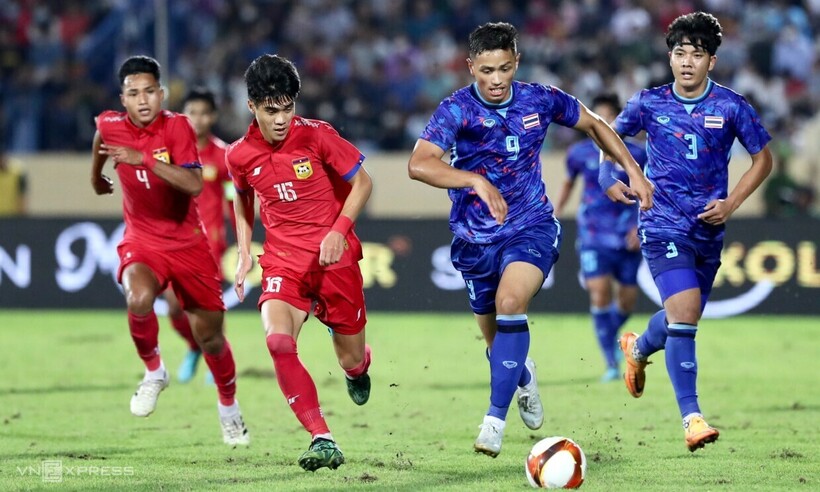 Trận đấu giữa đội tuyển U23 Lào và đội tuyển U23 Campuchia tại Giải U23 Đông Nam Á 2025 sẽ diễn ra lúc 17h00 ngày 16/7. Ảnh: VNE