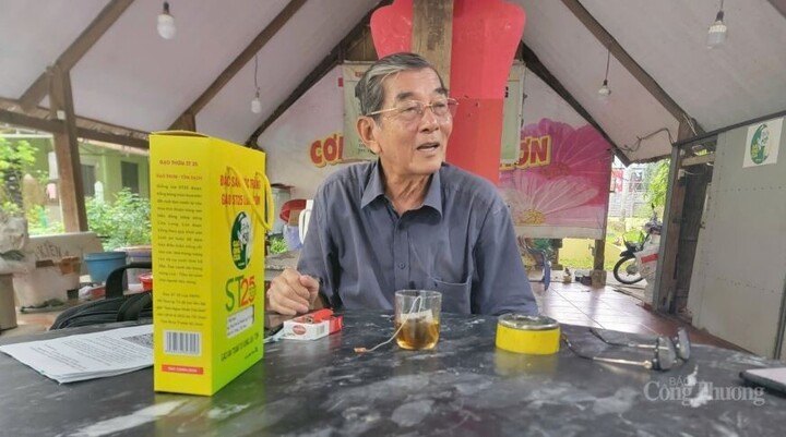 Anh hùng lao động Hồ Quang Cua là “cha đẻ” của giống gạo ngon nhất thế giới ST25.