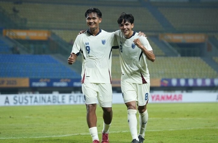 U23 Thái Lan đứng trước cơ hội lớn giành vé vào bán kết Giải U23 Đông Nam Á 2025. Ảnh: T.H