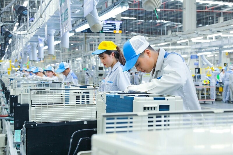 Việt Nam đang nổi lên là điểm đến thay thế hàng đầu trong chuỗi cung ứng của Nike. Ảnh: Trung Anh