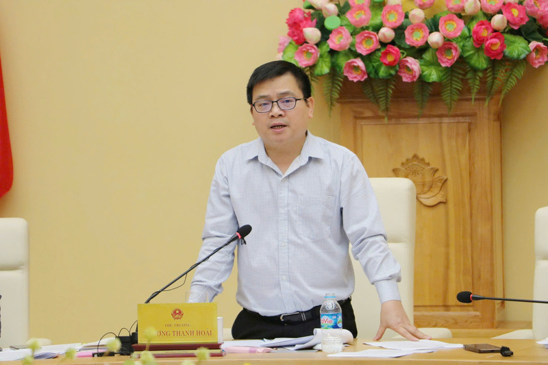 Thứ trưởng Bộ Công Thương Trương Thanh Hoài chủ trì hội nghị