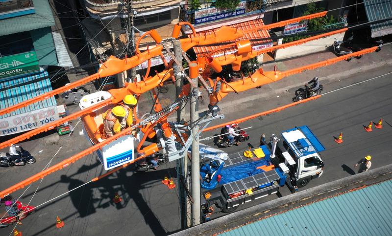 Nhiều khu vực phường - xã trên địa bàn tỉnh Đồng Tháp sẽ bị cúp điện trong ngày 21/8 đến ngày 22/8/2025 để bảo trì, sửa chữa lưới điện. Ảnh: EVNSPC.