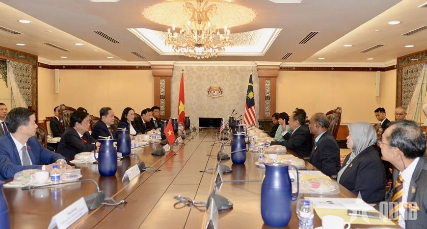 Chủ tịch Quốc hội Trần Thanh Mẫn hội đàm với Chủ tịch Thượng viện Malaysia