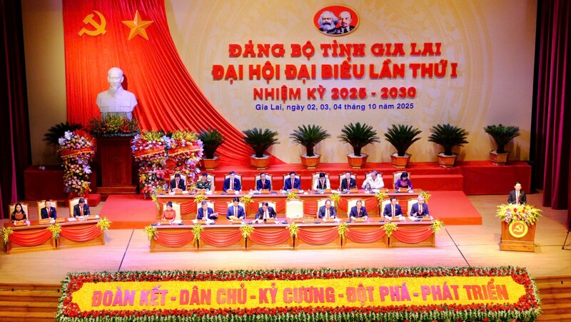 Đại hội đại biểu Đảng bộ tỉnh Gia Lai lần thứ I, nhiệm kỳ 2025 - 2030.