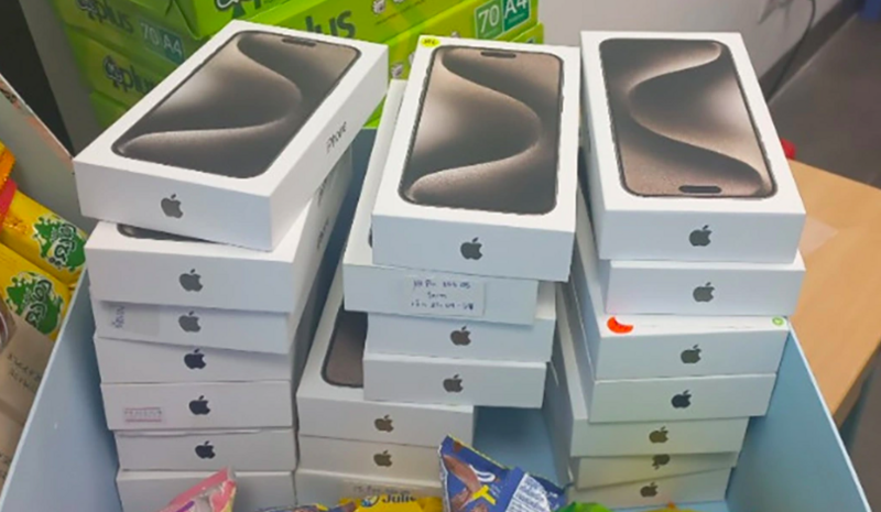 Cục Hải quan thu giữ gần 5.000 chiếc điện thoại di động. Ảnh minh họa