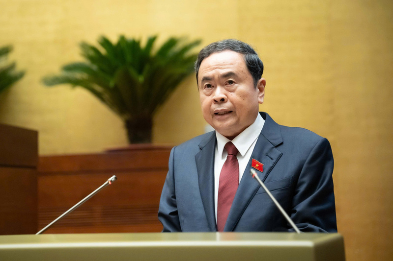 Chủ tịch Quốc hội Trần Thanh Mẫn phát biểu khai mạc kỳ họp