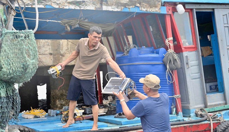 Công an tỉnh Quảng Ninh khởi tố vụ án 13 tàu cá tháo thiết bị giám sát hành trình để khai thác trái phép trong vùng cấm. Ảnh: Công an tỉnh Quảng Ninh