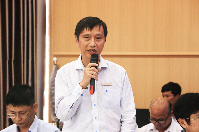 Ông Nguyễn Đức, Phó Giám đốc Công ty Thủy điện Buôn Kuốp. Ảnh: Anh Thư