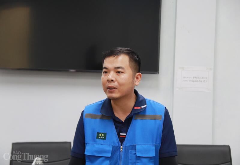 Ông Trịnh Quang Tuyên, Trưởng phòng Quản lý dự án (Công ty Cổ phần Lilama 10). Ảnh: Thanh Tuấn