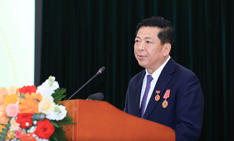 Bộ trưởng Bộ Xây dựng Trần Hồng Minh phát biểu tại hội nghị. Ảnh: Tạ Hải