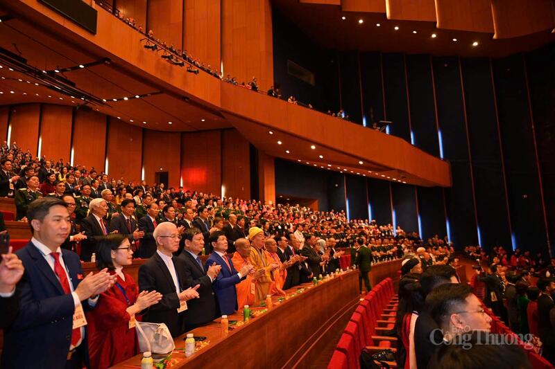 Tham dự Đại hội có 2.223 đại biểu, trong đó có 198 đại biểu khách mời và 2.025 đại biểu chính thức. Ảnh: Nam Nguyễn